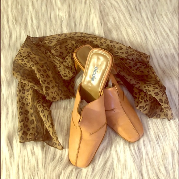 Nicole Shoes - Nicole  👠  Leather Mules